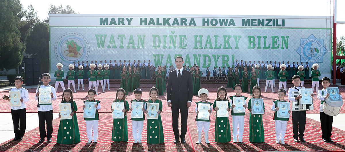 Türkmenistanyň Prezidentiniň Mary welaýatyna toý sapary
